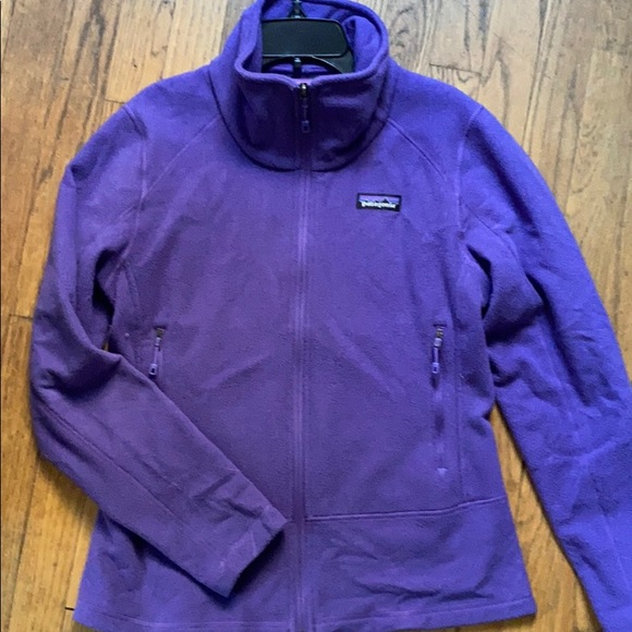 Patagonia Jackets & Blazers - Great Deal! Patagonia purple soft fleece zip up
